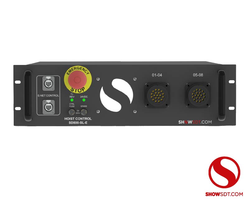 Hoist Rigging Controller SD-800-SL-E with socapex 19-pin connectors