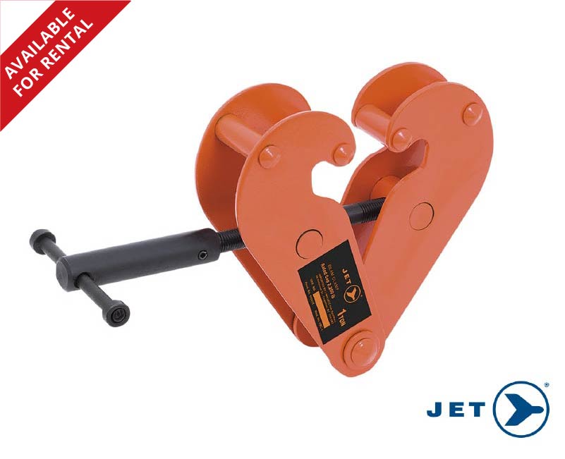 SHOWSDT Jet beam clamp with a rated capacity of up to 2,200 pounds.
