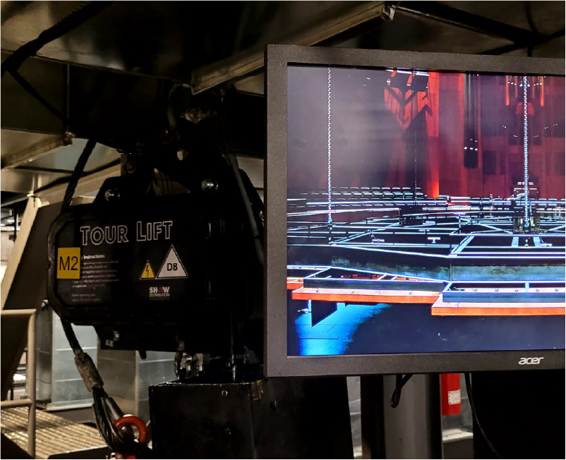 showsdt- Palais Montcalm tour-lift control screen