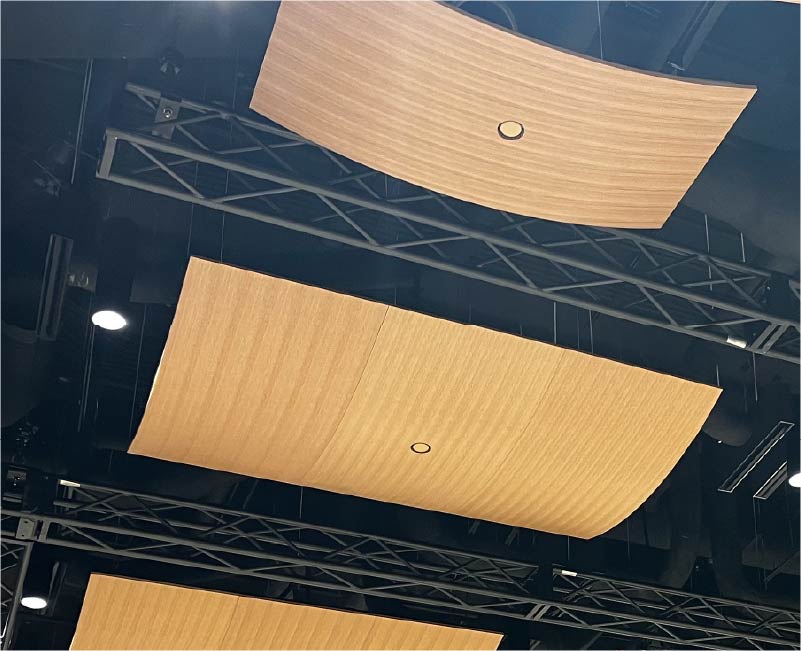 Rideaux acoustiques motorisés